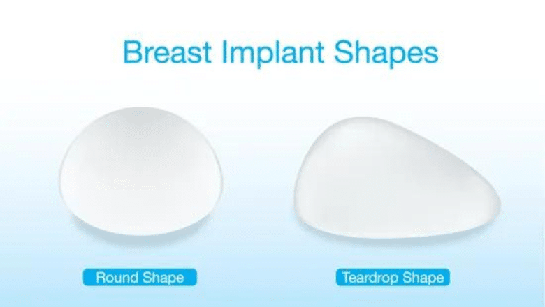 breast implant shapes